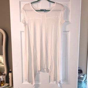 Survival White Short Sleeve Tunic